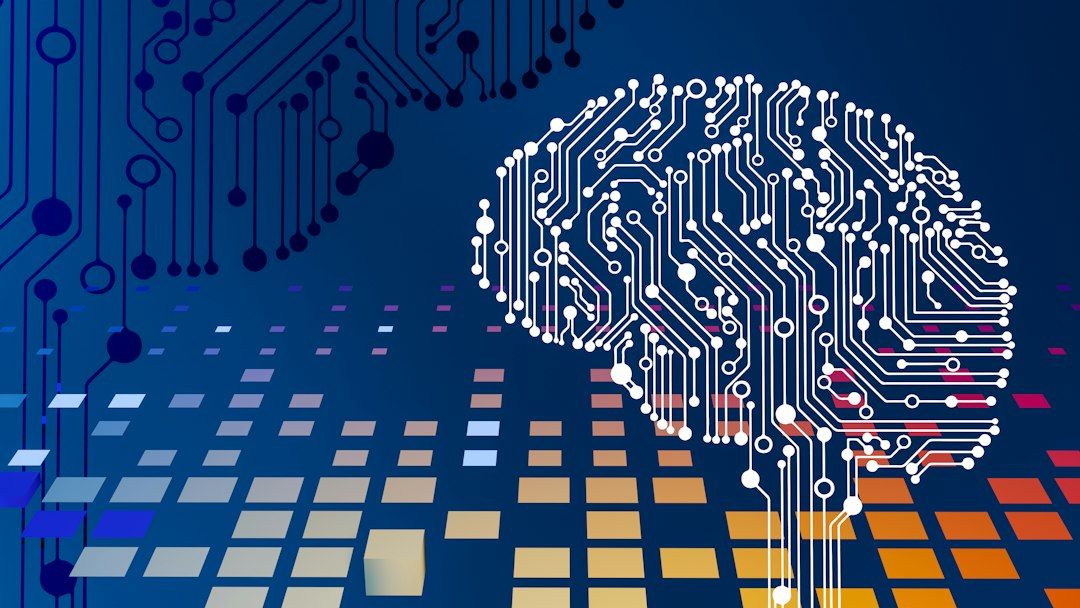 Cerebro de inteligencia artificial sobre una placa de circuito